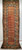 Antique Persian Kurdish Rug 2x6 | Tribal Geometric