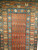 Antique Persian Kurdish Rug 2x6 | Tribal Geometric | Top Section Detail