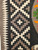 Vintage Mexican Serape Kilim Rug in Gray, Black and Ivory Colors1572, 4' 11" x 6' 8", 4th Quarter of the 1900s, Mexico, The Persian Knot, SKU 1572