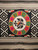 Vintage Mexican Serape Kilim Rug in Gray, Black and Ivory Colors1572, 4' 11" x 6' 8", 4th Quarter of the 1900s, Mexico, The Persian Knot, SKU 1572
