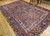 Antique Persian Heriz Karajeh Rug 6x9 | Geometric | In-Room View 10