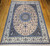 Antique Persian Nain Habibian Rug 6x9 | Silk Highlights | Full View on Floor