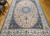 Antique Persian Nain Habibian Rug 6x9 | Silk Highlights | In-Room View 14