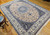 Antique Persian Nain Habibian Rug 6x9 | Silk Highlights | In-Room View 15