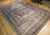 Vintage Distressed (Shabby Chic)  Persian Kerman Lavar in Red, Yellow, Blue,,  @thepersianknot  , SKU 1731
