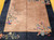 Vintage Art Deco Chinese Nichols Rug With Trees, Flowers, Pagodas in Eggplant, Blue, Red, Pink, The Persian Knot, SKU 1510