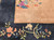 Vintage Art Deco Chinese Nichols Rug With Trees, Flowers, Pagodas in Eggplant, Blue, Red, Pink, The Persian Knot, SKU 1510