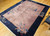 Vintage Art Deco Chinese Nichols Rug With Trees, Flowers, Pagodas in Eggplant, Blue, Red, Pink, The Persian Knot, SKU 1510