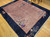 Vintage Art Deco Chinese Nichols Rug With Trees, Flowers, Pagodas in Eggplant, Blue, Red, Pink, The Persian Knot, SKU 1510
