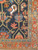 Antique Mahal Sultanabad Rug 4x7 | Ziegler Style Navy | Border Detail