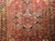 Antique Persian Heriz Serapi Rug 9x12 | 19th Century | Border Detail