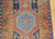 Antique Persian Heriz Rug 3x16 | Bold Medallion | In-Room View