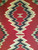 Antique Navajo Rug 2x3 | Geometric, Natural Dyes | Border Detail