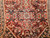 Vintage Persian Mahal Sultanabad in an Allover Pattern in Rust Red, Navy Blue, Green, and Pink, The Persian Knot, SKU 1283