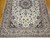 Antique Persian Nain Habibian Rug 6x9 | Silk Highlights | Lower Section Detail
