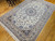 Antique Persian Nain Habibian Rug 6x9 | Silk Highlights | In-Room View 7