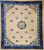 Antique Chinese Peking Rug 9x11 | Ivory Floral