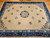 Antique Chinese Peking Rug 9x11 | Ivory Floral | In-Room View 8