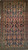 Early 20th Century Vintage Persian Senneh area rug. Hand-knotted. All-over "Herati" pattern on abrash navy blue background. Extremely fine weave, high knot density. French blue border with geometric pattern. Accent colors: red, yellow, ivory.
