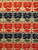 19th Century American Four Color Coverlet in Red, Navy, Green, Pale Yellow, The Persian Knot, SKU 1581
