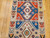 Vintage Turkish Kilim 2x6 | Flatweave Geometric | Center Section Detail