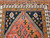 Vintage Persian Qashqai Tribal Area Rug in Allover Pattern in Rust, Ivory, Black, The Persian Knot, SKU 1605