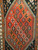 Vintage Persian Qashqai Tribal Area Rug in Allover Pattern in Rust, Ivory, Black, The Persian Knot, SKU 1605