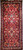 Antique Persian Lilian Rug 2x6 | Tribal Floral
