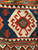 Vintage Caucasian Kazak Room Size Kilim in Blue, Green, Pink, Ivory, Navy, Yellow, @thepersianknot, SKU 1617