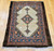 Antique Persian Serab Camelhair 4x5 | Near Square 19th Century | Full View on Floor