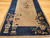 Antique Chinese Art Deco Rug 3x6 | Tan Vase Corners | In-Room View