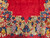 Vintage Persian Kerman Runner in Floral Design in Red, Yellow, Blue,  @thepersianknot  , SKU 1133