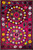 Vintage Uzbek Suzani Embroidery | Silk on Cotton | Top Section Detail
