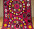 Vintage Uzbek Suzani Embroidery | Silk on Cotton | Lower Section Detail