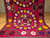Vintage Uzbek Suzani Embroidery | Silk on Cotton | Center Field Close-Up