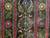 Vintage Uzbek Silk Embroidery Suzani in Black, Red, Green, Ivory,  Blue,  @thepersianknot  , SKU 1669