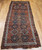 Antique Caucasian Karabagh Rug 2x6 | South Caucasus | Full View on Floor