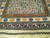 Early 20th Century Persian Baluch Prayer Rug in Ivory, Brown, Navy, The Persian Knot, SKU 1554