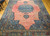 19th Century Persian Khorassan Rug in Open Field Floral Pattern in Crimson, Blue, Green & Ivory