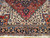 Vintage Persian Heriz in Geometric Medallion in Rust-Red, Navy, Ivory, French Blue, The Persian Knot, SKU 1193