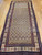 Antique Persian Kurdish Bidjar Rug | Tribal Geometric | Full View on Floor