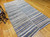 Vintage Handwoven Turkish Kilim Rug, Earth Tone Stripes, The Persian Knot Gallery, SKU 1493