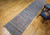 Vintage American Rag Long Runner in Stripe Pattern in Navy, Yellow, Red,  @thepersianknot  , SKU 1686