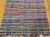 Vintage American Rag Runner 3x35 | Navy Blue Stripe | Center Field Close-Up
