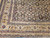 Antique Indian Agra Rug 11x13 | Near Square Herati Green | Lower Section Detail