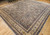 Antique Indian Agra Rug 11x13 | Near Square Herati Green | In-Room View 5