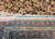 Vintage Indian Agra in an All Over Pattern in Pale Green, Blue, Brown, Yellow, Red, The Persian Knot, SKU 1314