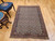 Antique Persian Afshar Rug 4x6 | Ivory Boteh 19th Century | In-Room View 10