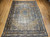 Antique Persian Tabriz Rug 9x13 | Abrash Navy | Full View on Floor