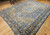 Antique Persian Tabriz Rug 9x13 | Abrash Navy | In-Room View 3